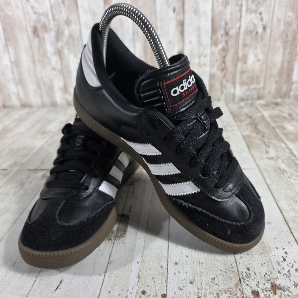 Adidas Samba Classic Black White Gum Indoor Soccer Shoes 036516 Womens 5 - Picture 8 of 8